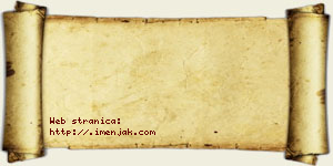 Jovana Mumalo vizit kartica